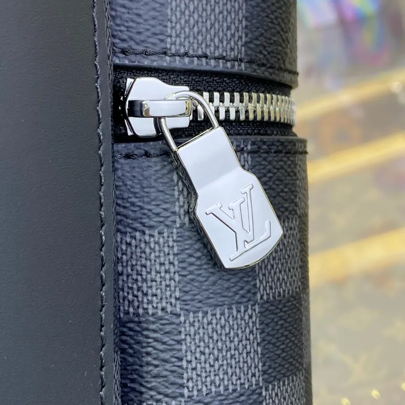 LV N40514 Louis Vuitton Discovery Backpack PM Damier Graphite coated canvas