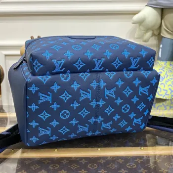 LV M46557 Louis Vuitton Discovery Backpack Blue