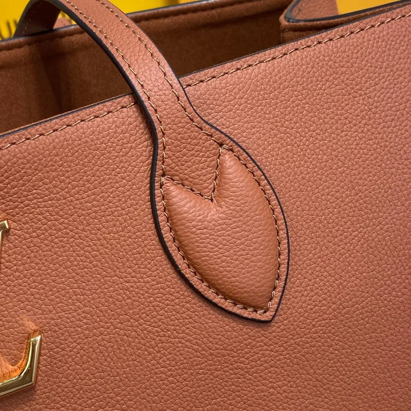 LV M57346 Louis Vuitton M57345 Lockme Shopper M57347 Bag Grained Calf Leather Brown