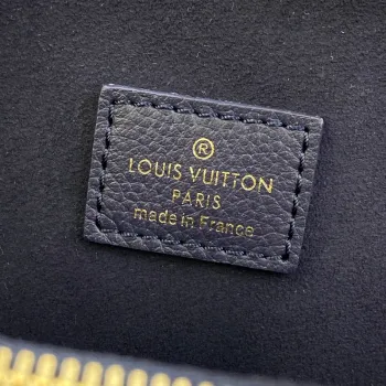 LV M20984 Louis Vuitton M57345 Lockme Shopper M57346 Bag Grained Calf Leather Navy Blue