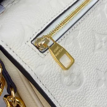 LV M22942 Louis Vuitton Pochette Métis East West bag Monogram Empreinte Leather Crème Beige