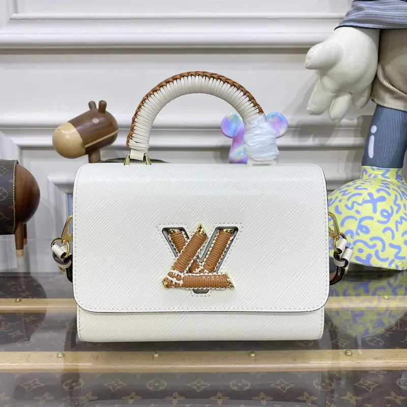 LV M22236 Louis Vuitton Twist MM Handbag Quartz