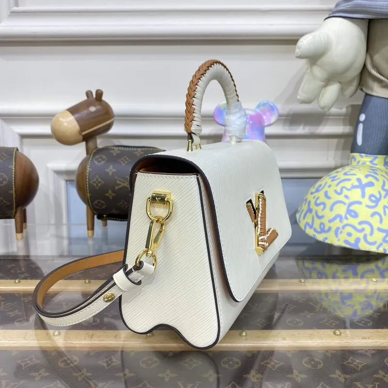 LV M22236 Louis Vuitton Twist MM Handbag Quartz