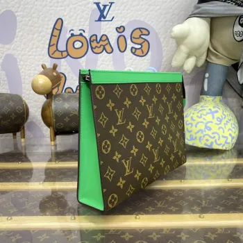 LV M82854 Louis Vuitton Pochette Voyage MM Bag Green