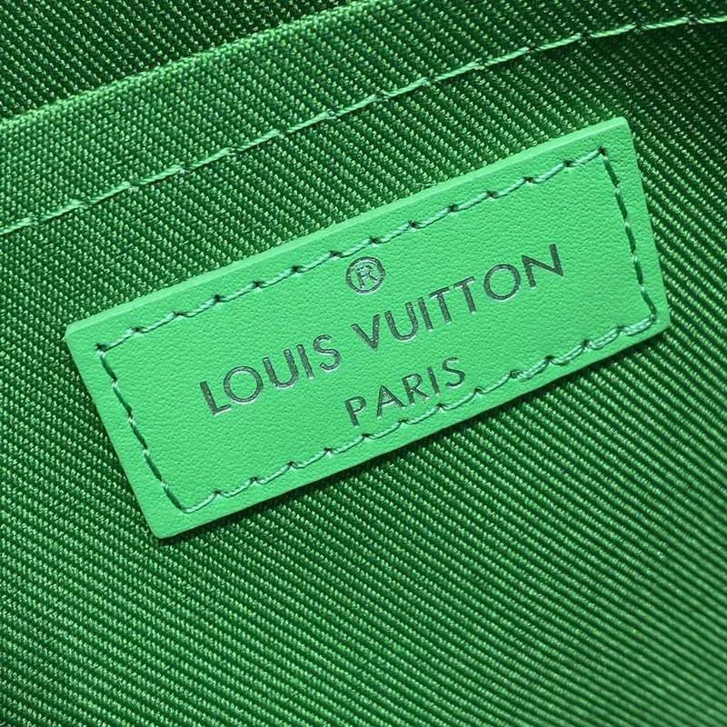 LV M82854 Louis Vuitton Pochette Voyage MM Bag Green
