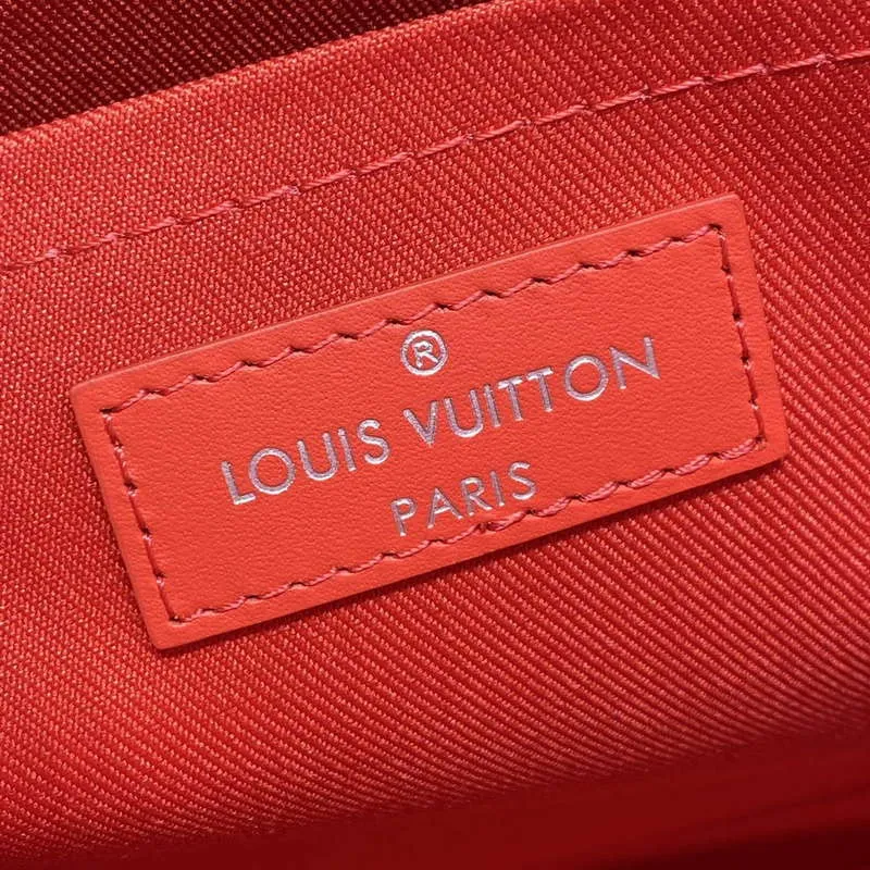 LV M82857 Louis Vuitton Pochette Voyage MM Bag Red