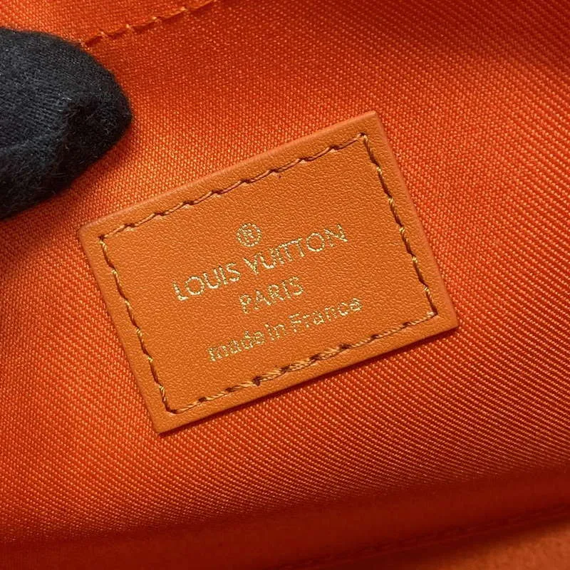 LV M82855 Louis Vuitton Pochette Voyage MM Bag Orange