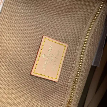 LV M46912 Louis Vuitton OnTheGo MM Tote Bag Beige