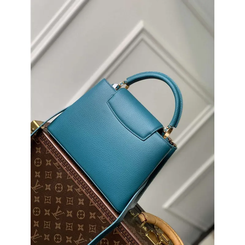 Louis Vuitton LV M23766 Capucines BB Handbag Green