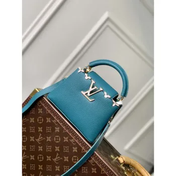 Louis Vuitton LV M23766 Capucines Mini Handbag Green