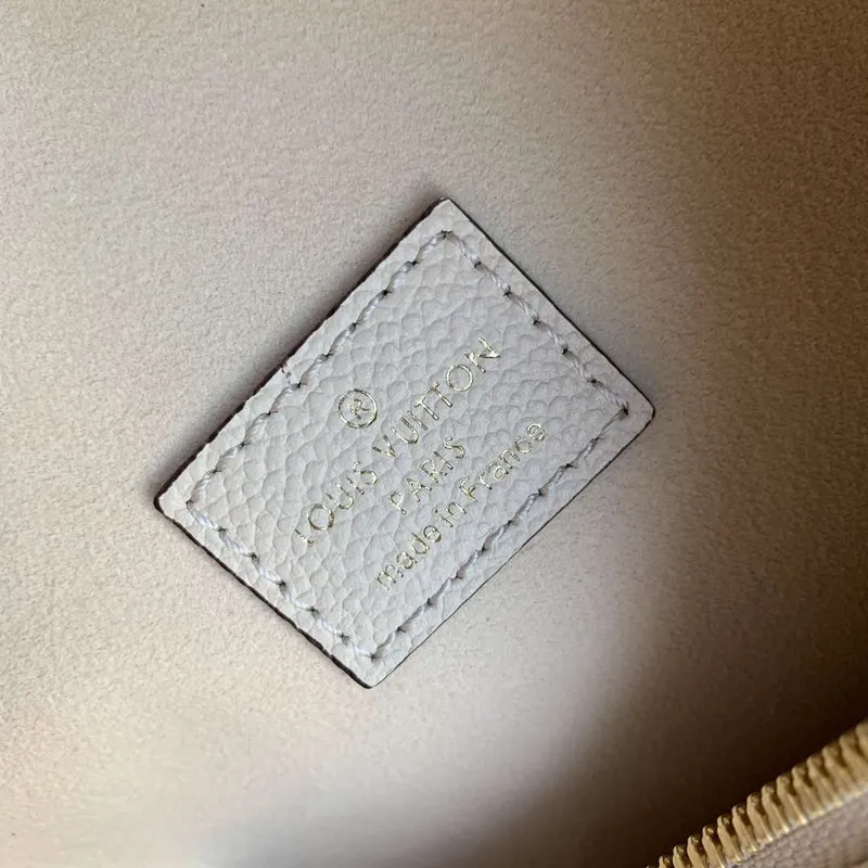 Louis Vuitton LV M46739 Loop Hobo Bag Monogram Empreinte Beige