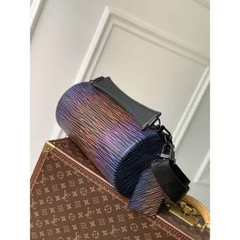 LV M23093 Louis Vuitton Soft Polochon Epi XL Leather Bag Gradient Electric Sun Multicolor