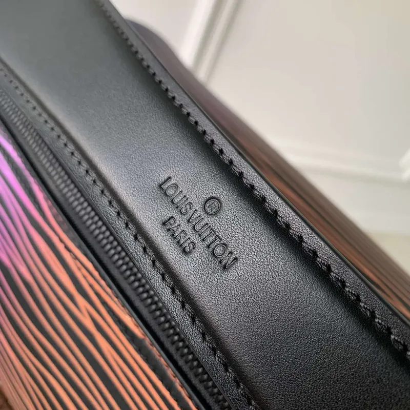 LV M23093 Louis Vuitton Soft Polochon Epi XL Leather Bag Gradient Electric Sun Multicolor