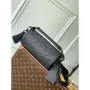 LV M46796 Louis Vuitton Soft Polochon PM Monogram Black
