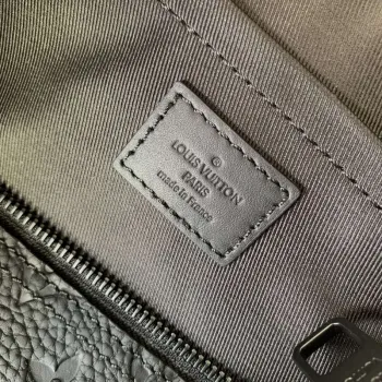 LV M46796 Louis Vuitton Soft Polochon PM Monogram Black