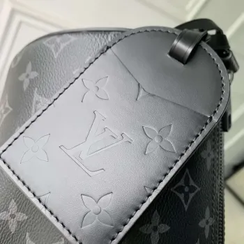 Louis Vuitton LV M46796 Soft Polochon MM Monogram Eclipse