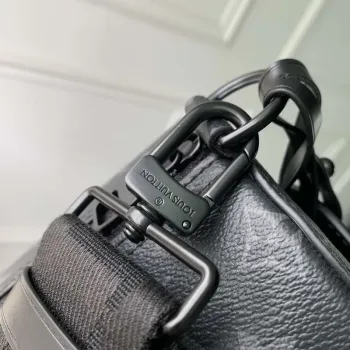 LV M46796 Louis Vuitton Soft Polochon PM Monogram Eclipse