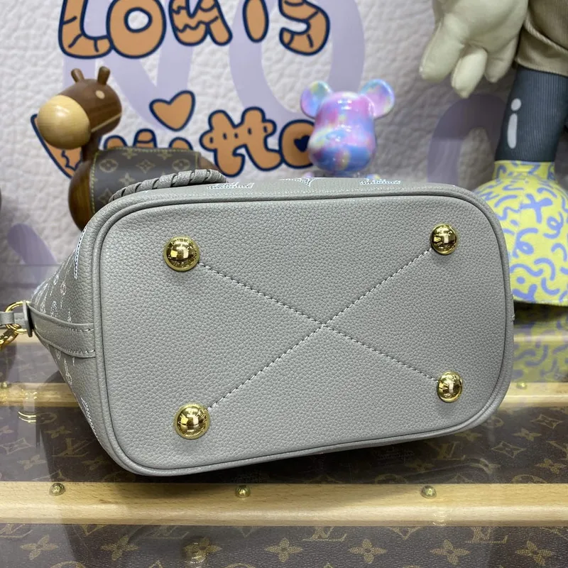 LV M23758 Louis Vuitton Blossom PM Tote Bag Gray