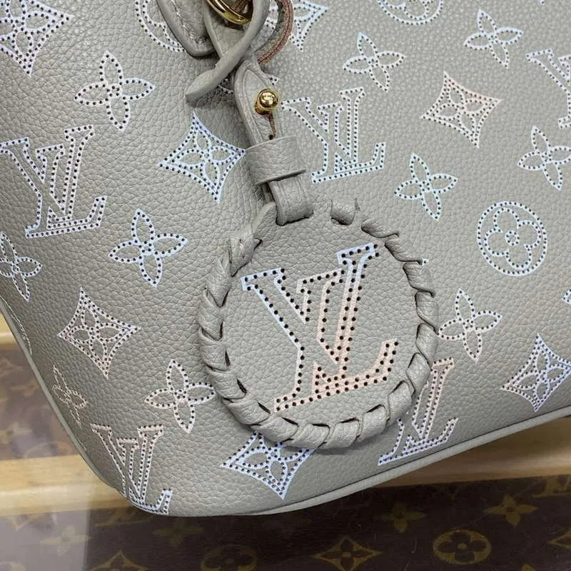 LV M23758 Louis Vuitton Blossom PM Tote Bag Gray