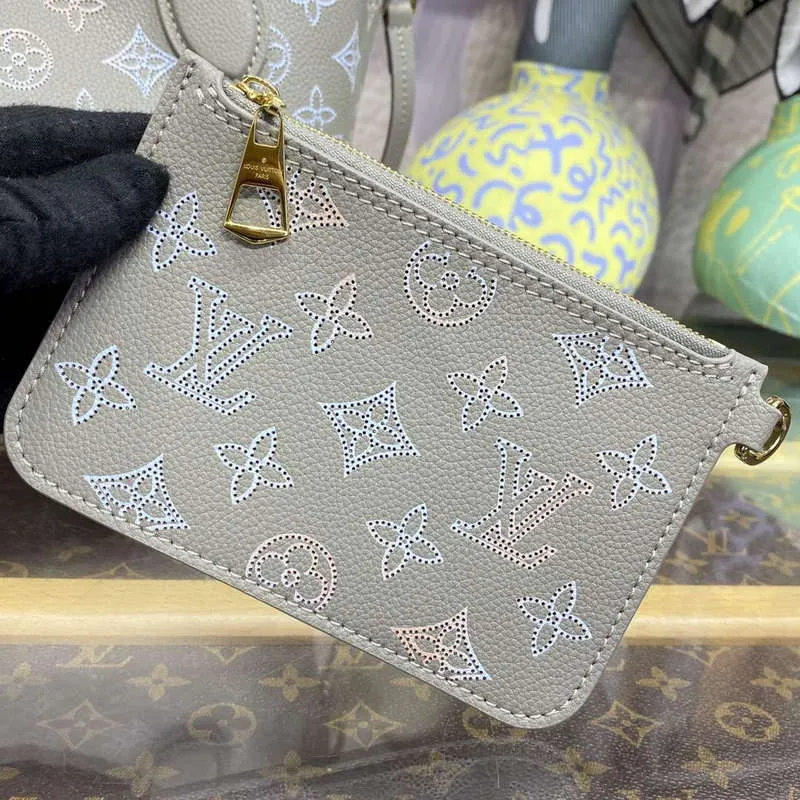 LV M23758 Louis Vuitton Blossom PM Tote Bag Gray