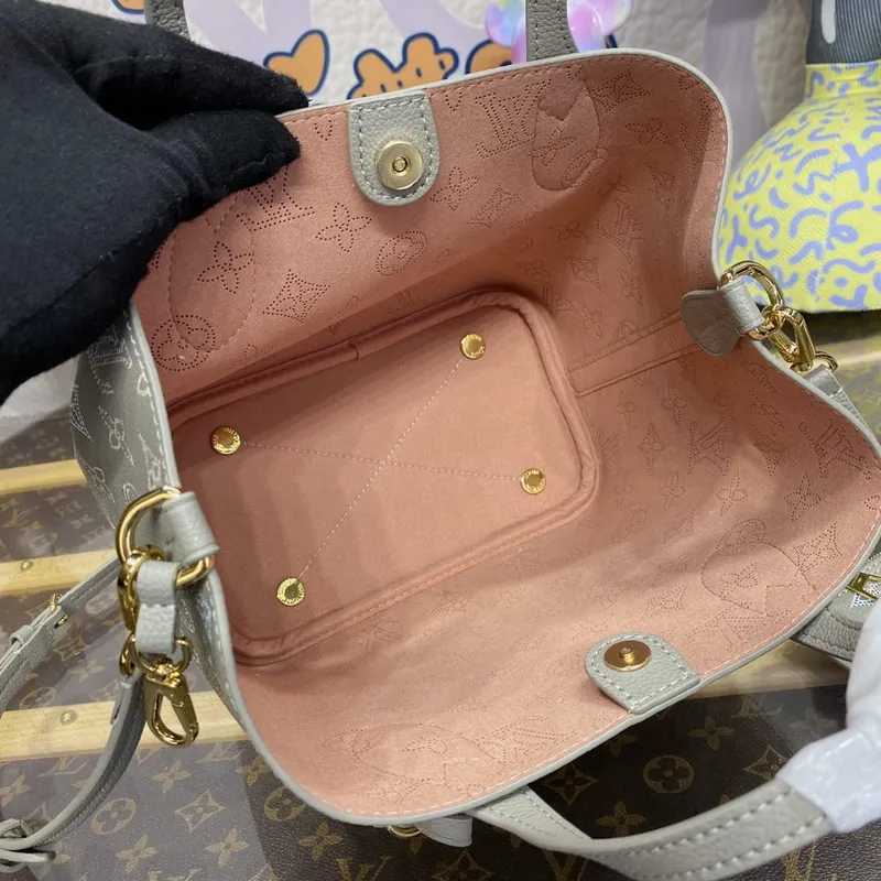 LV M23758 Louis Vuitton Blossom PM Tote Bag Gray