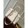 LV M23061 Louis Vuitton Lock It MM Bag Crème Beige