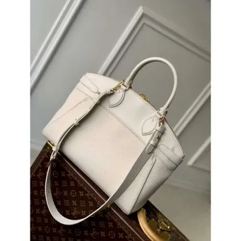LV M23061 Louis Vuitton Lock It MM Bag Crème Beige