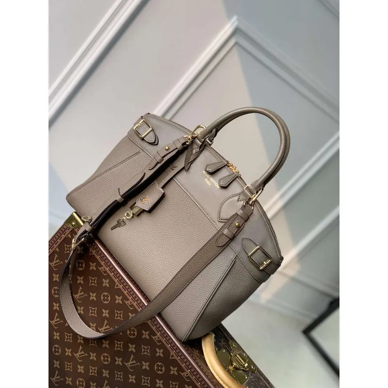 LV M22927 Louis Vuitton Lock It MM Bag Earth