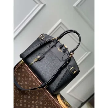 LV M22914 Louis Vuitton Lock It MM Bag Black