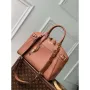 LV M22925 Louis Vuitton Lock It MM Bag Gold