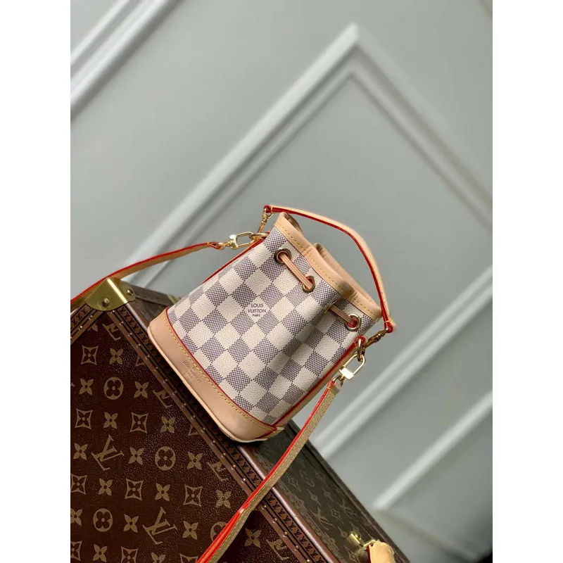 LV N40511 Louis Vuitton Nano Noé Bag Dragon Fruit Pink
