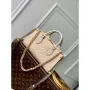 LV M23698 Louis Vuitton OnTheGo East West Tote Bag Cream
