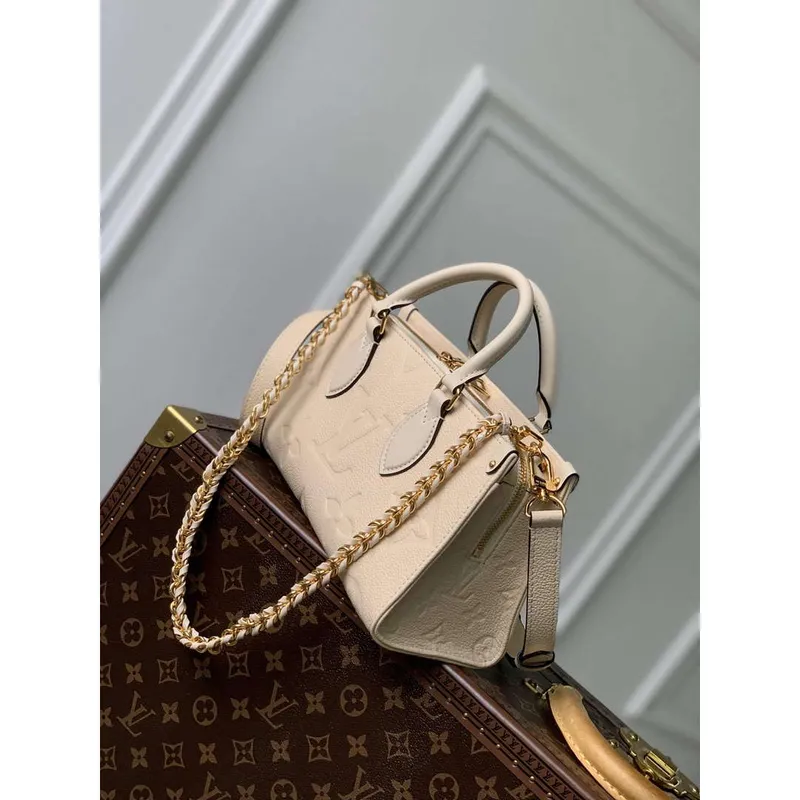 LV M23698 Louis Vuitton OnTheGo East West Tote Bag Cream