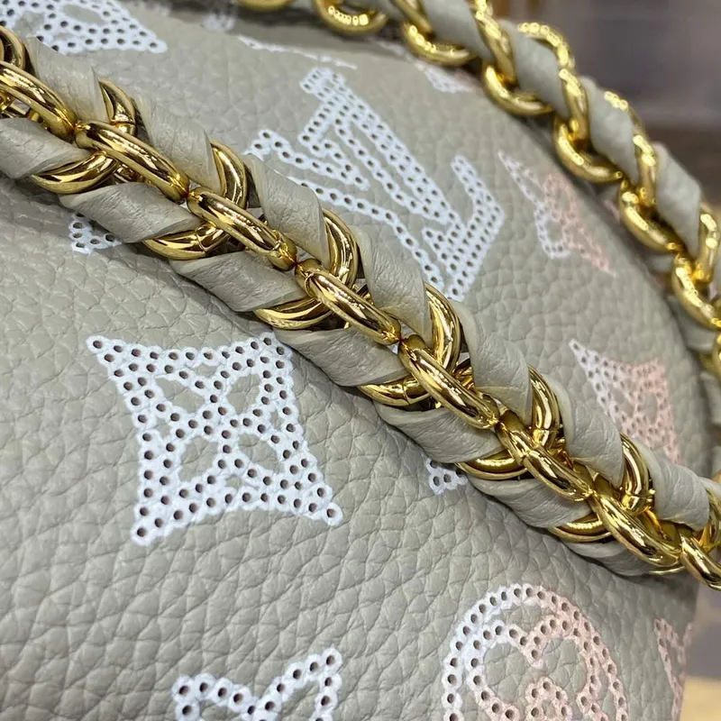LV M82731 Louis Vuitton Pico Bella Mucket Bag Gray