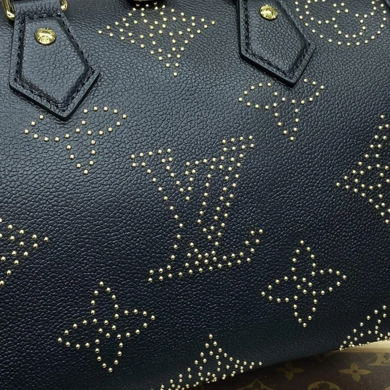 LV M46736 Louis Vuitton Speedy Bandoulière 25 Handbag Black