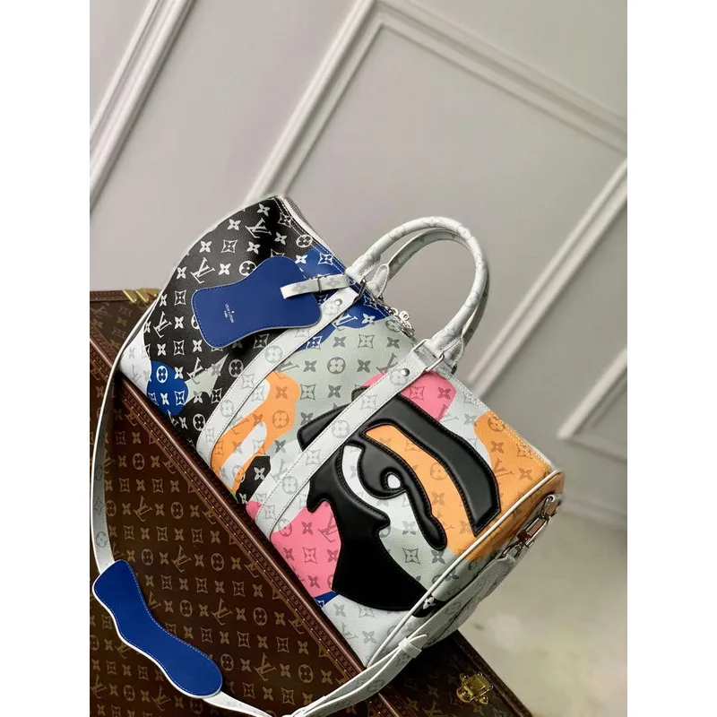 LV M23160 Louis Vuitton Keepall Bandoulière 45 Multicolor
