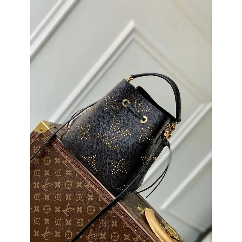 LV M46734 Louis Vuitton Néonoé BB Bucket Bag Black