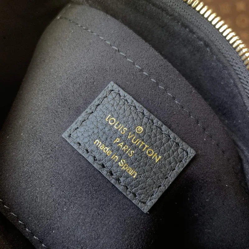 LV M46735 Louis Vuitton Bagatelle Handbag Black