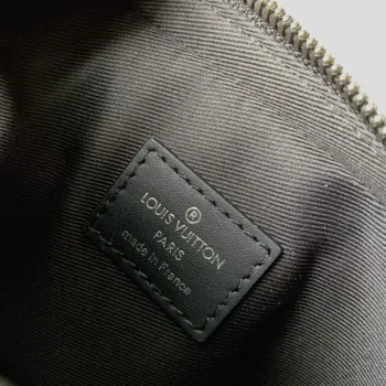 LV M82770 Louis Vuitton Nano Porte Documents Voyage Bag Black