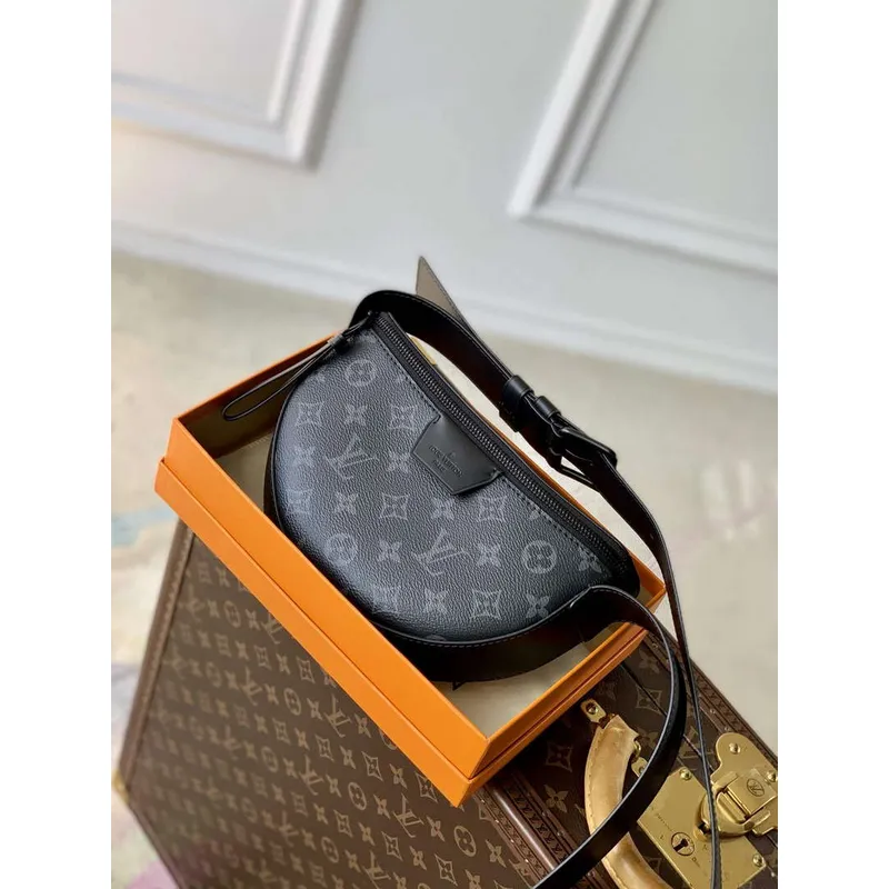 LV M23835 Louis Vuitton LV Moon Crossbody Monogram Black