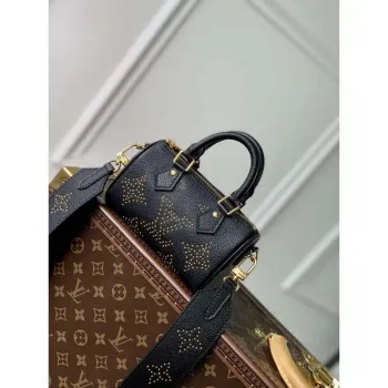 LV M46745 Louis Vuitton Nano Speedy Bag Black