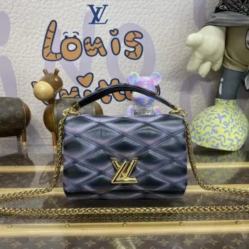 LV M23569 Louis Vuitton GO 14 MM Handbag Black/Pink