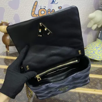 LV M23569 Louis Vuitton GO 14 MM Handbag Black/Pink