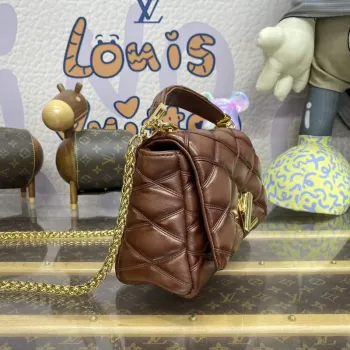 LV M23601 Louis Vuitton GO 14 MM Bag Smoked Tan