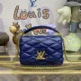 LV M23682 Louis Vuitton GO 14 MM Bag Navy Blue