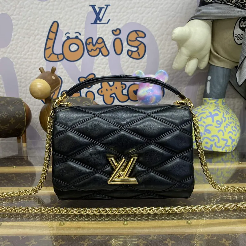 LV M22891 Louis Vuitton GO 14 MM Bag Black