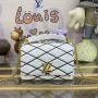 LV M22890 Louis Vuitton GO 14 MM Bag White/Black