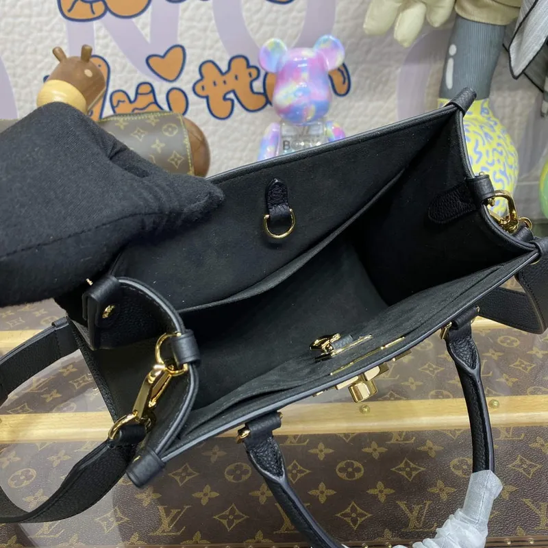 LV M22311 Louis Vuitton Lock & Go Handbag Black