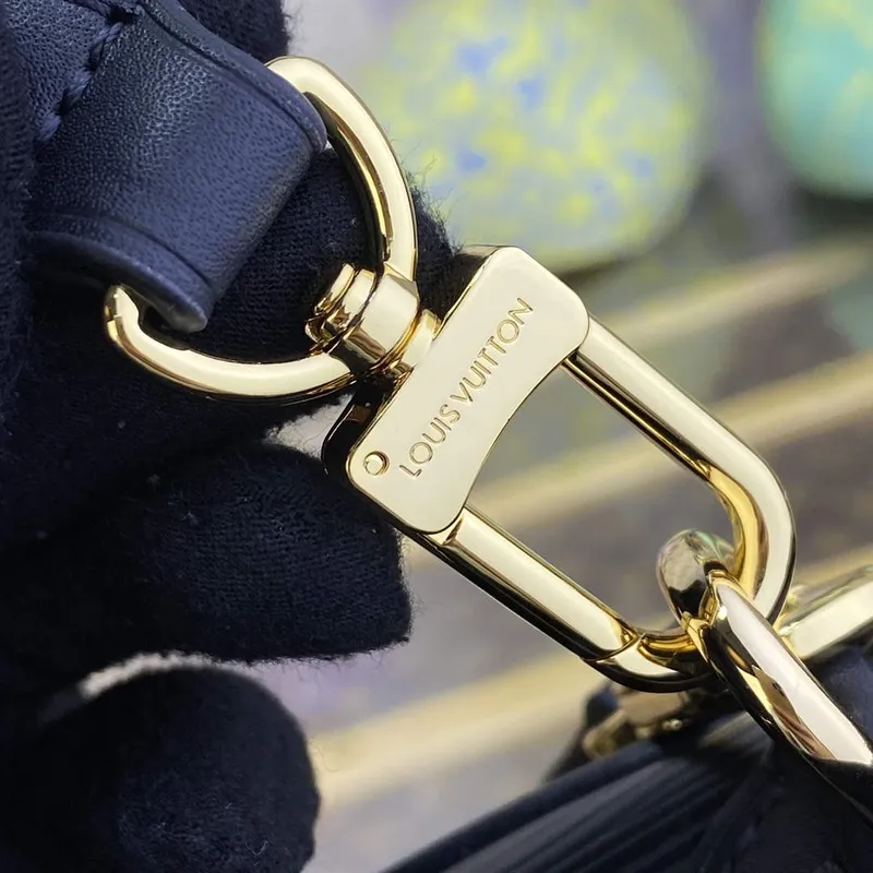 LV M23469 Louis Vuitton Saumur BB Saddle Bag Black