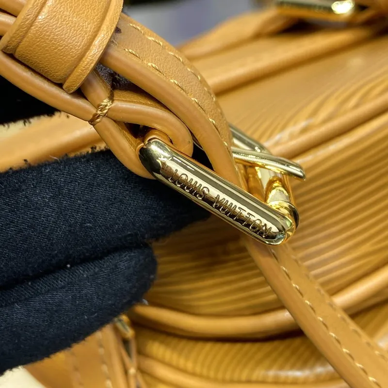 LV M23471 Louis Vuitton Saumur BB Saddle Bag Safran Brown